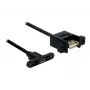 USB-kaapeli Micro-USB B USB A DeLOCK 85109 0,25 m