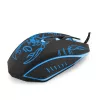 Esperanza MX203 SCORPIO - hiiri - USB - sininen - hiiri - optinen - 6 painiketta - musta