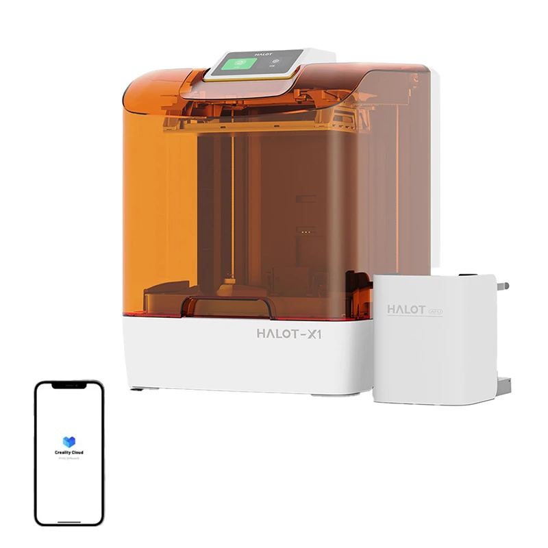 Creality Halot X1 Combo LCD-hartsi-3D-tulostin, 16K Mono LCD, automaattinen hartsinsyöttöyksikkö
