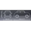 Rakennussarja Cobi Youngtimer Collection Fiat 126p el 24531 — 150 osaa