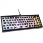 Ducky Tinker 65 Barebone-näppäimistö pelikäyttöön USB saksa musta