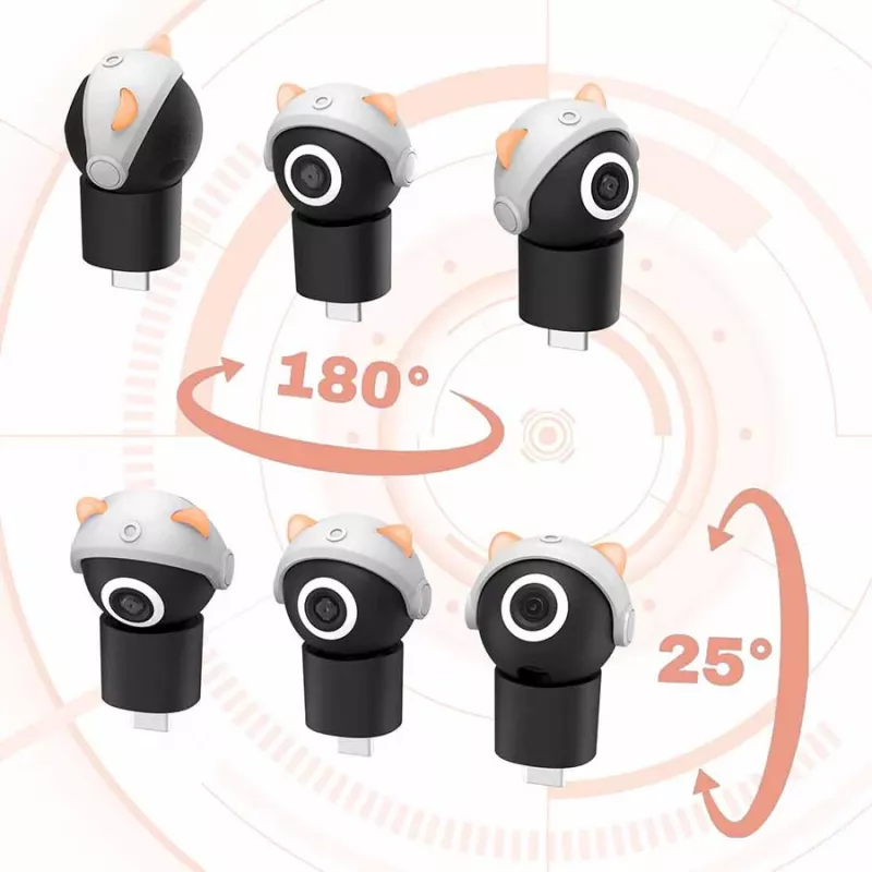Subsonic Playcam 1080 2in1 HD-minikamera Nintendo Switch 2:lle punainen