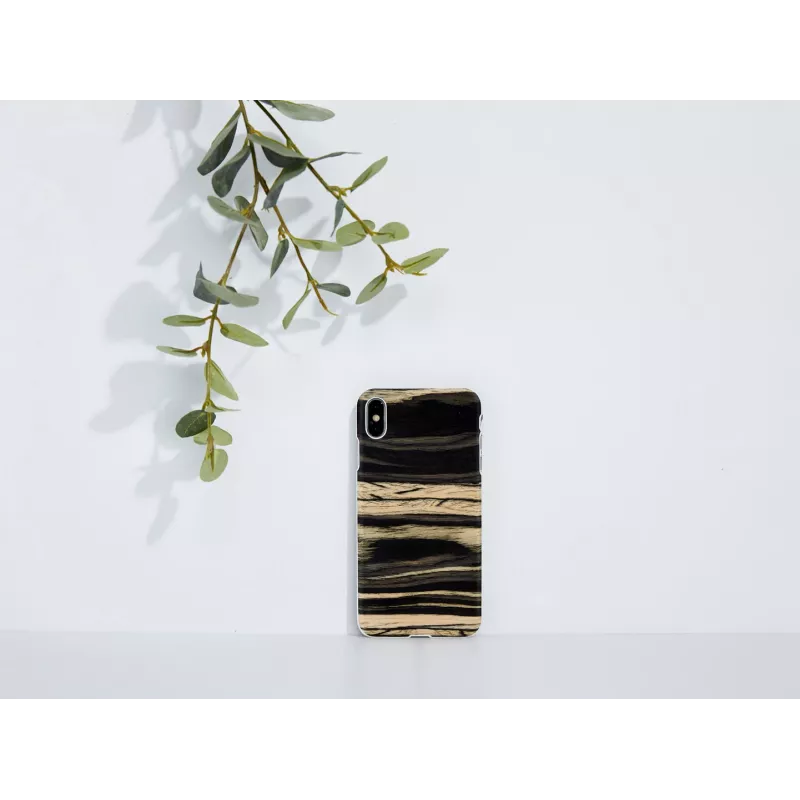 Älypuhelinkotelo man and wood iPhone XS Max – White Ebony Finish