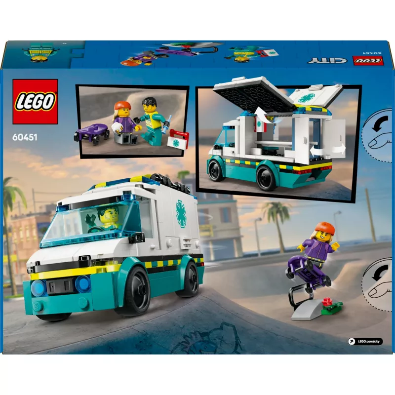 LEGO CITY 60451 ambulanssi