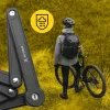 Taitettava polkupyörän lukko MANTA XR00FL01 – segmentoitu muotoilu runkoasennukseen