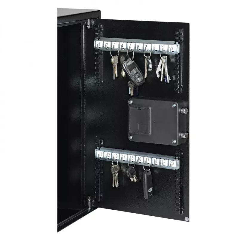 Seinäturvakaappi Yale YKB/550/DB1 elektroninen lukko musta 350x130x550mm