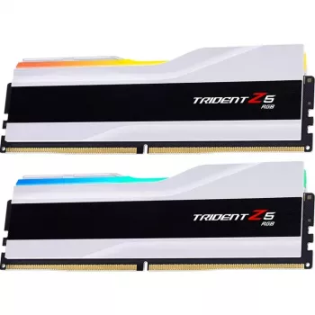 DIMM 32 GB DDR5-6000, muisti valkoinen, F5-6000J2836G16GX2-TZ5RW, Trident Z5 RGB, INTEL XMP