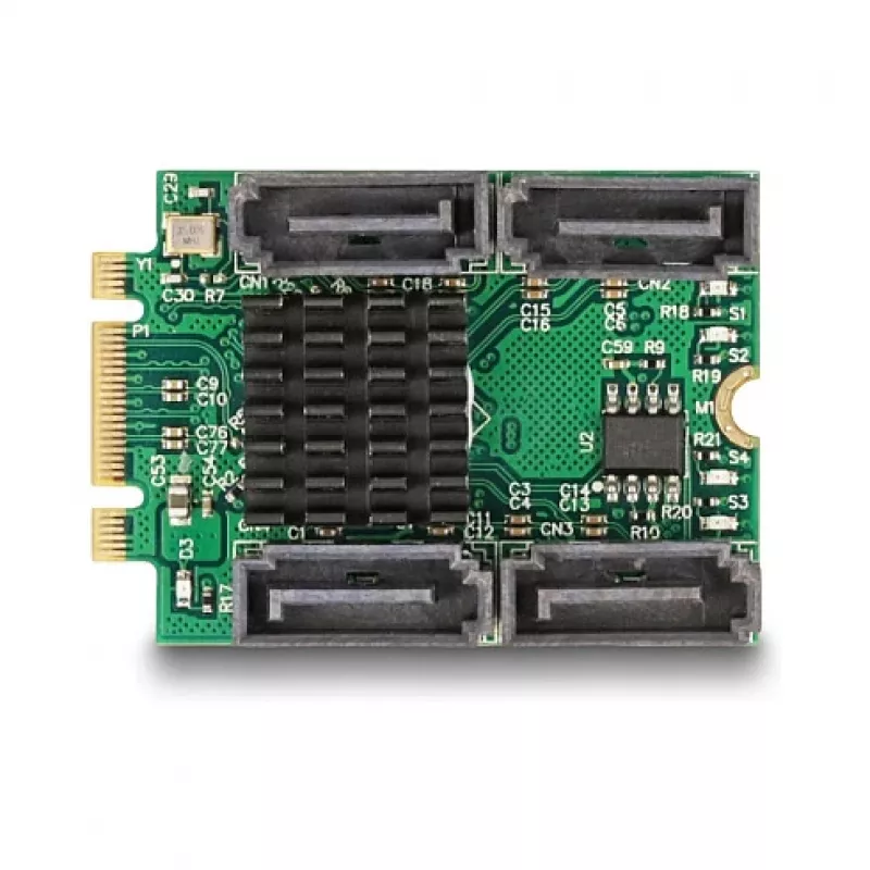 DeLOCK 61062 sisäinen SATA-sovitin M.2-SATA 6 Gbit/s RAID 0 1 10 JBOD