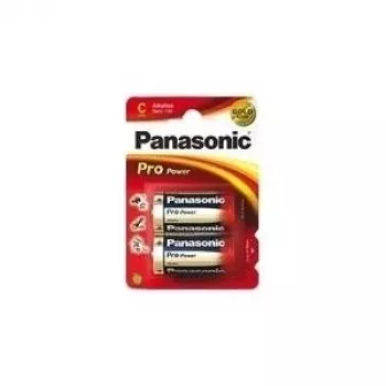 Panasonic 1x2 LR14PPG - kertakäyttöparisto - alkali - 1,5 V - 2 kpl - sininen - kulta - punainen - 25.