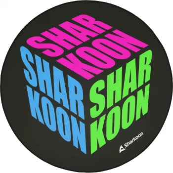 Sharkoon SKILLER SFM11 Cube -tuolimatto, sininen vihreä pinkki polyesteri 1200x1200x5mm