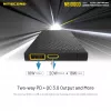 Kannettava varavirtalähde Nitecore NB10000 — 10000 mAh, USB‑A + USB‑C, 38 W kokonaisteho, harmaa
