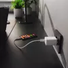 AC sisäkäyttöön USB GaN -laturi DIGITUS DA-10301 — 30W, 1× USB-C, 1× USB-A, 100–240V, valkoinen