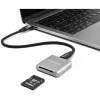 DeLOCK 91006 kortinlukija harmaa SD USB Type-C 10000 Mbit/s