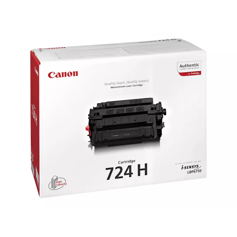 Canon CRG-724H värikasetti, 1 kpl, alkuperäinen, musta