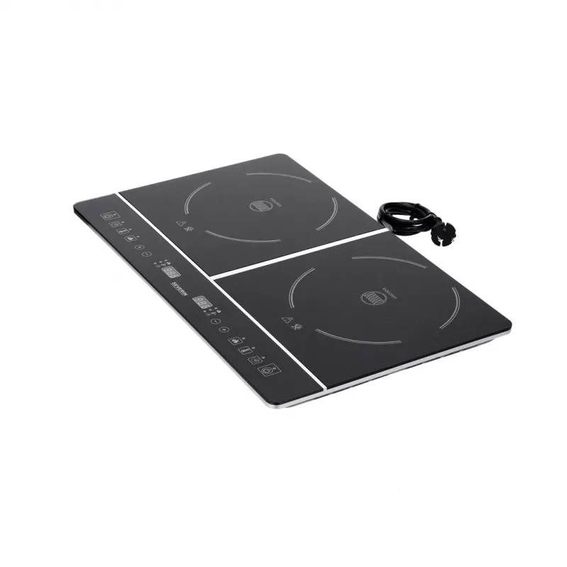 Severin DK 1031 pöytämallinen kaksoisinduktiolevy 3400 W, 2 keittoaluetta, kosketusohjaus, ajastin, musta