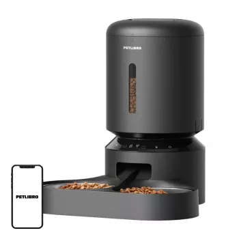 Lemmikkien ruokinta-automaatti Aptel Granary PL-AF103-36B, automaattinen, 5 l, kaksi kuppia, WLAN (musta)