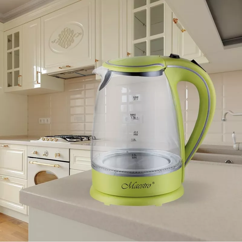 MAESTRO MR-064 vedenkeitin 1,7 L 2000 W (MR-064-GREEN) vihreä