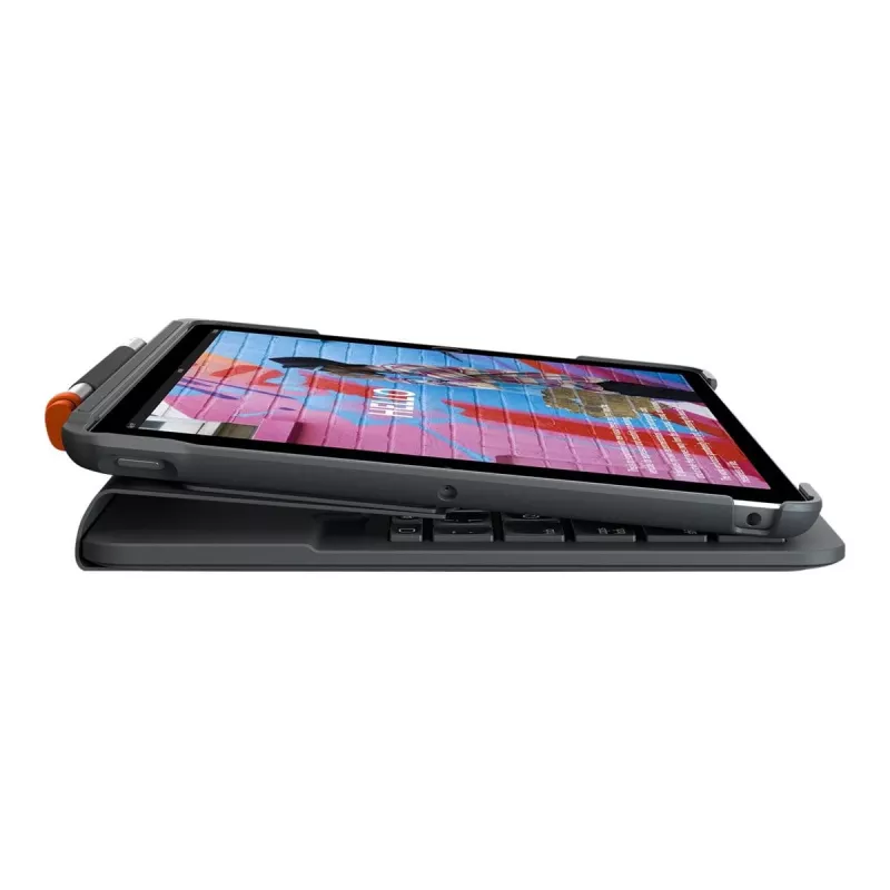 Logitech 920-011423 näppäimistö mobiililaitteille QWERTZ saksa Bluetooth harmaa
