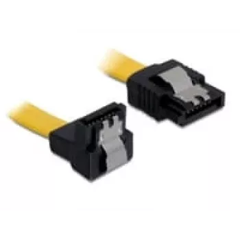 SATA-kaapeli pistoke/pistoke DeLOCK 0,2 m keltainen