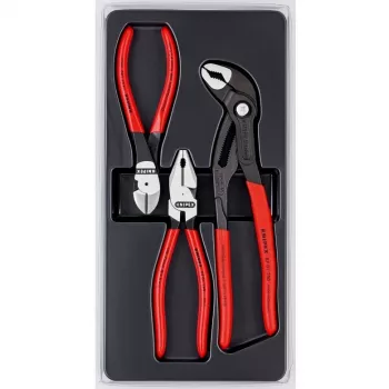 Knipex pihtisarja Power-Pack, 3-osainen, hiottu, muovi
