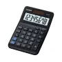 Casio MS-8F pöytälaskin, perus, 8-numeroinen, paristo/aurinkokenno, musta