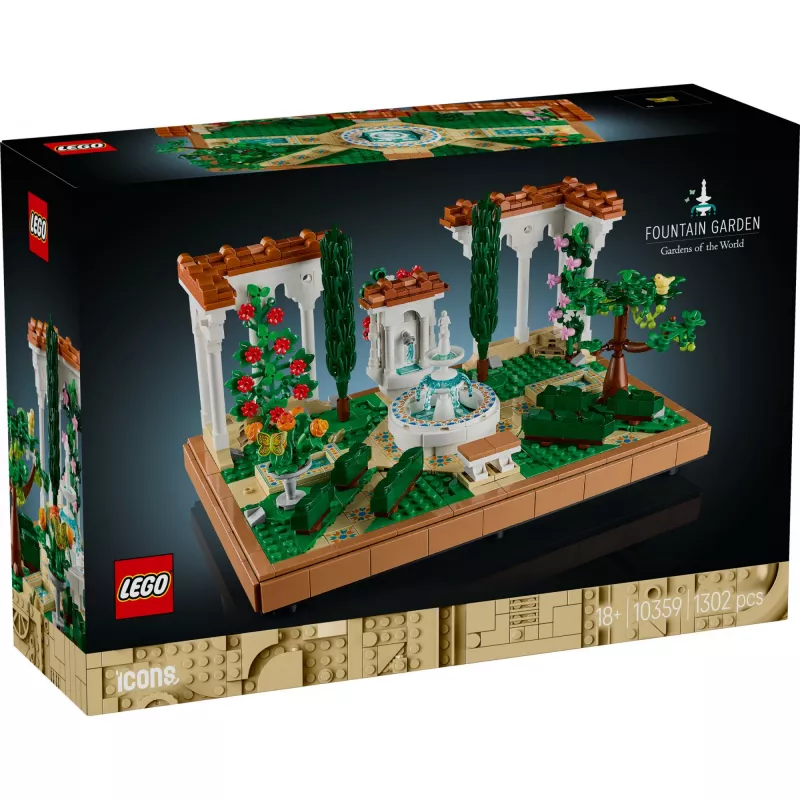 LEGO ICONS 10359 Suihkulähdepuutarha