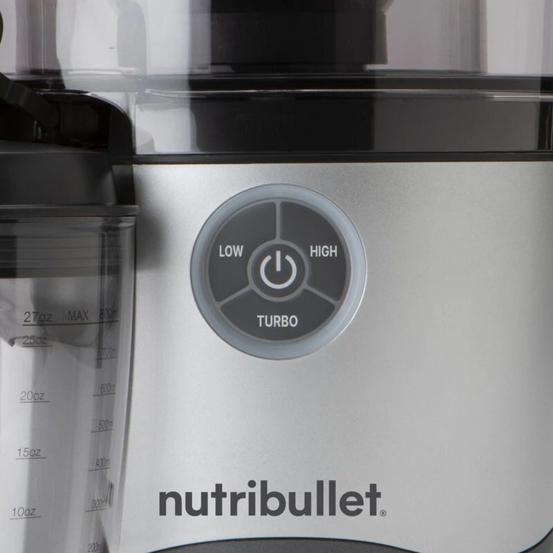 NutriBullet juicer Pro NBJ200G (hopea/harmaa, 1 000 wattia) (0C22500002)