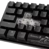 Ducky One 3 Classic musta/valkoinen Mini -pelinäppäimistö, RGB-LED - MX-Speed-hopea (US) (DKON2161ST-PUSPDCLAWSC1)