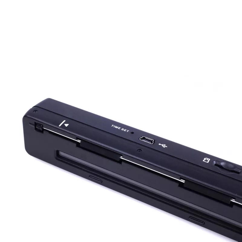 Kynäskanneri MEDIA-TECH MT4090, musta, LED-näyttö, USB 2.0, MicroSD, AAA-paristo