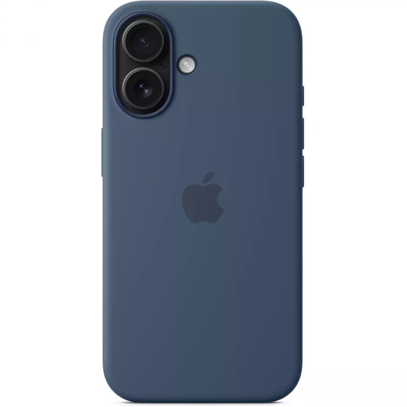 Apple MYY23ZM/A silikonikuori MagSafella iPhone 16:lle, sininen (Denim)