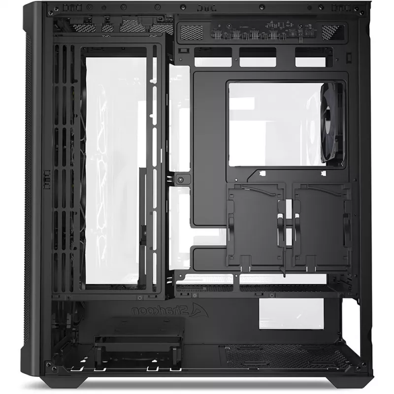 PC-kotelo Sharkoon AK4W RGB Strip Midi Tower musta