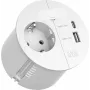 Pistorasialista Bachmann Loop 938.303 1x CEE7/3 pistorasia ja 1x USB A/C 22W