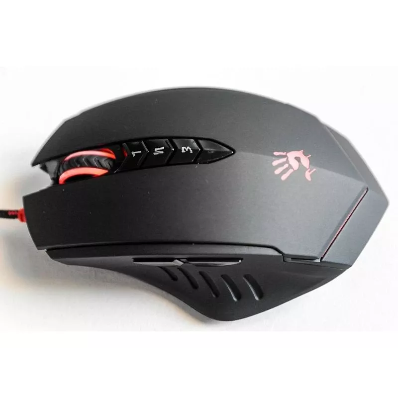 Pelihiiri A4Tech Bloody V8m — 3200 DPI, 8 painiketta, V-Track optinen, USB Type-A, musta