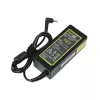 Virtalähde Green Cell AD123P 65 W 20 V 3,25 A Lenovolle, sisäkäyttöön, musta, 2 m kaapeli