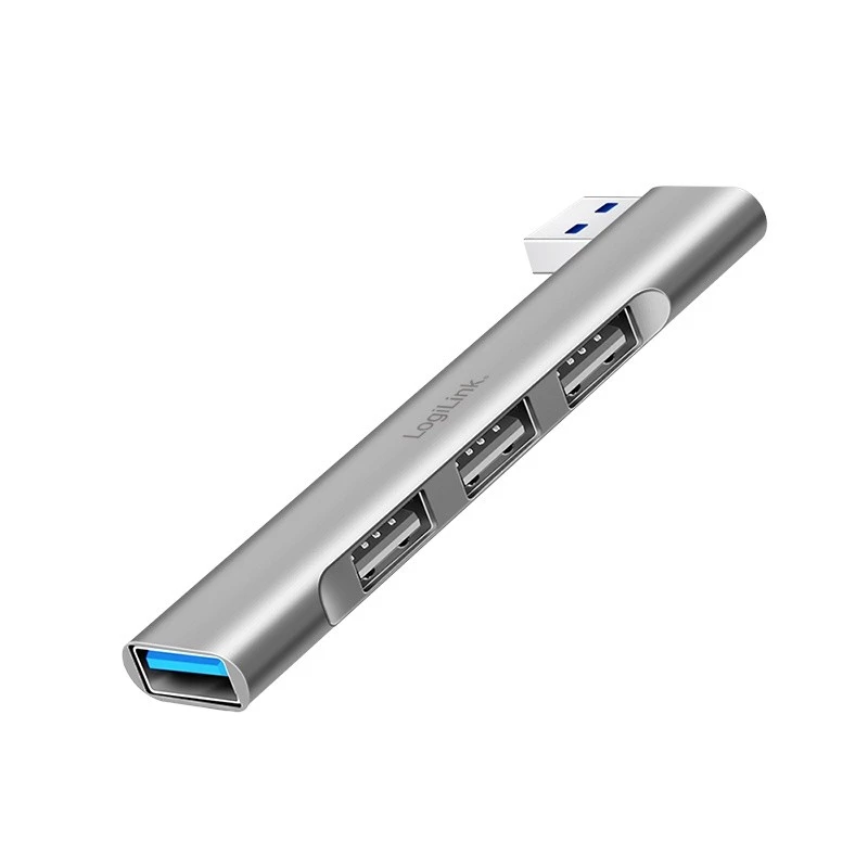 LogiLink USB 3.2 Gen1 keskitin 4-porttinen USB-A 1x USB3.0 AF 3x USB2.0 AF UA0436