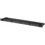 Patch-paneeli Helos 134334 0.5U Gigabit Ethernet harmaa