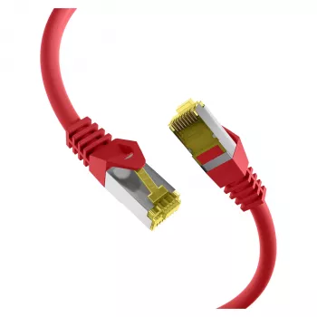 EFB-Elektronik RJ45 patch-kaapeli Cat.6A S/FTP LSZHCat.7 raakakaapeli punainen 0,15 m valmistaja: EFB Elektronik (MK7001.0,15R)