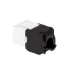 LogiLink NK4066 Keystone-moduuli litteä musta valkoinen RJ-45