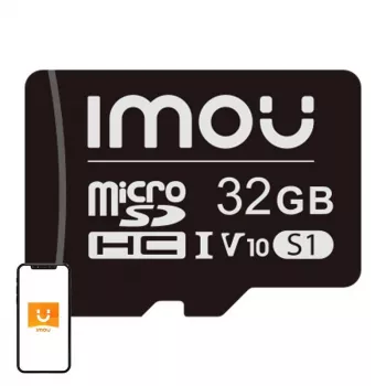 MicroSD-muistikortti IMOU ST2-32-S1 32 GB – luokka 10, 95 MB/s luku, 25 MB/s kirjoitus, U1/V10