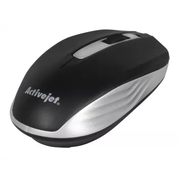 Langaton hiiri ActiveJet AMY-313, RF-Nano-vastaanotin, optinen 1200 DPI, molempikätinen, 3 painiketta, AA-paristo
