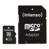MUISTI MICRO SDHC 4GB C10/W/ADAPTER 3413450 INTENSO