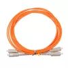 Kuitukaapeli Extralink EX.3692 — FTTH OM2 SC‑SC, 1 m, täysduplex, punainen