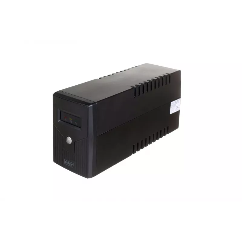 Digitus DN-170064 UPS (keskeytymätön virtalähde) Line-Interactive 0,8 kVA 480 W 2 pistorasiaa
