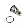 Painike DimasTech PD211 22 mm Silverline Dot RGB — vandaalinkestävä paneelipainike