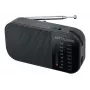 Kannettava radio Muse M-025 R — MW/UKW, musta, paristokäyttöinen, kompakti (32×130×70 mm)