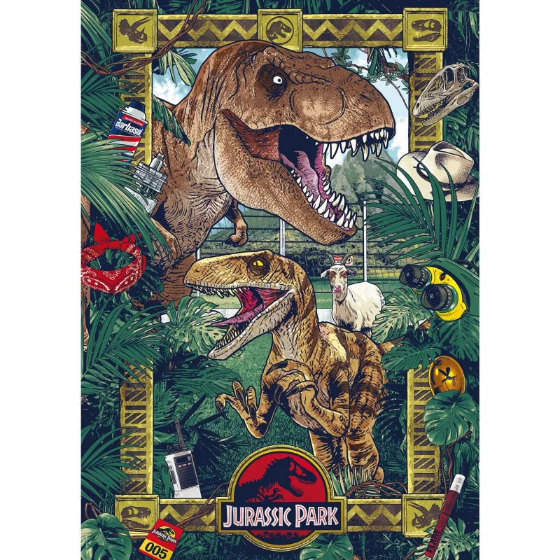 Palapeli Schmidt Spiele Jurassic Park – Dinosaurusten aika, 1000 palaa, 58579