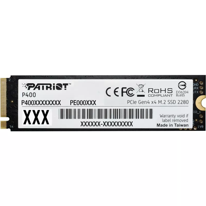 SSD-kiintolevy Patriot 500 GB M.2 PCIe Gen4 x4 NVMe 2.0 P400VP500GM28H