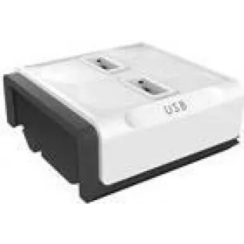 USB-latausmoduuli Allocacoc PowerStrip 10096/MDUSB2 – 2 USB-liitäntää, 2,4 A yhteensä