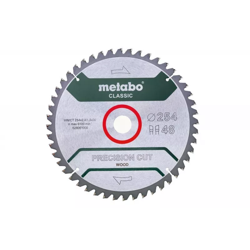 Pyörösahanterä Metabo 628061000 25,4 cm