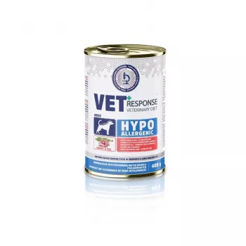 VET RESPONSE Hypoallergenic kanini - märkäruoka koirille - 400 g